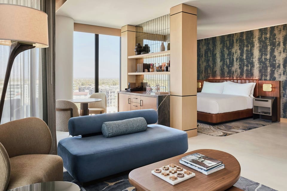 Standard Studio Suite, 1 King Bed, Balcony | Down comforters, minibar, in-room safe, desk
