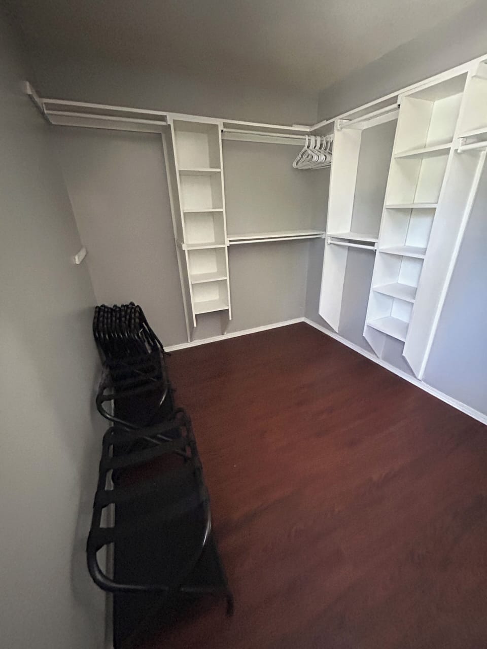 Queen bedroom - main floor w/  large walk in closet and vanity sink