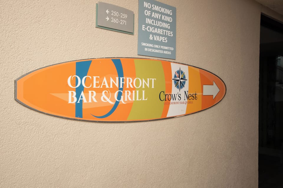 Entrance to the Oceanfront Bar and Grill