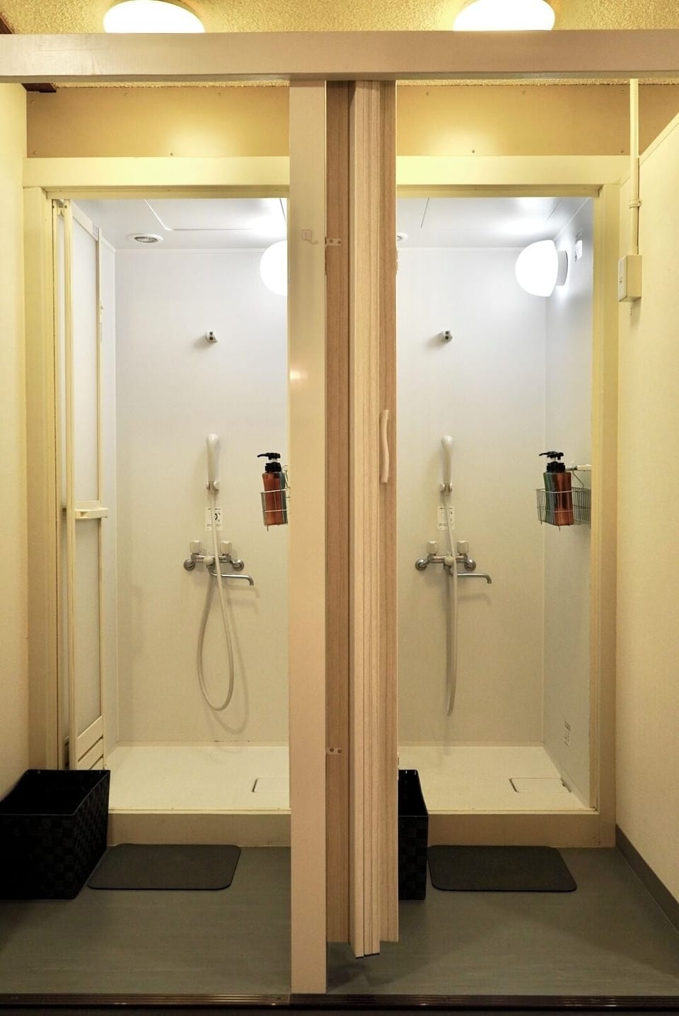 Shower, hair dryer, bidet, soap
