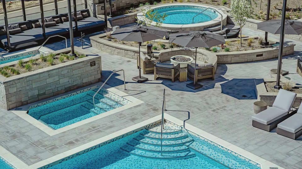 Use the Grand Hyatt's multiple pools