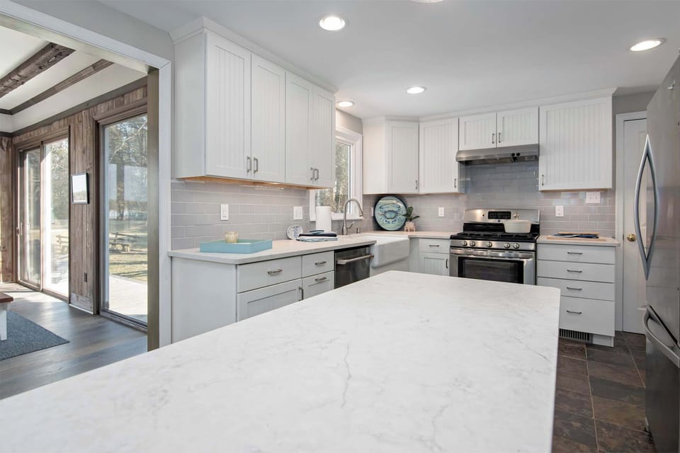 Kitchen overlooking Dining Area