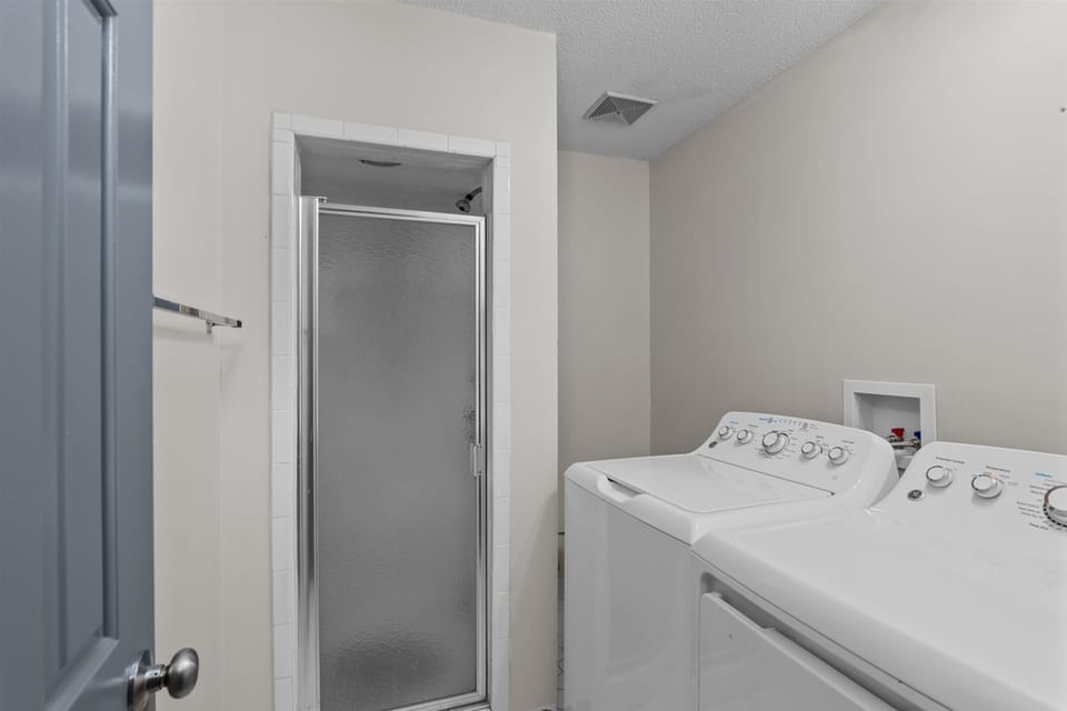 Shared laundry area located on second floor 