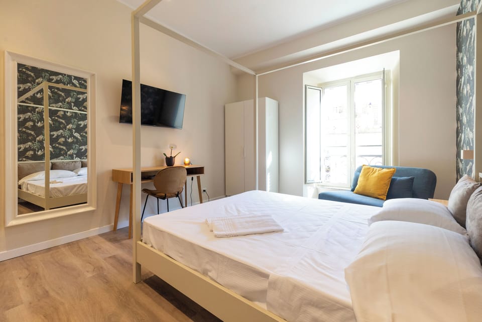 Premium Double Room, City View | In-room safe, desk, laptop workspace, blackout drapes