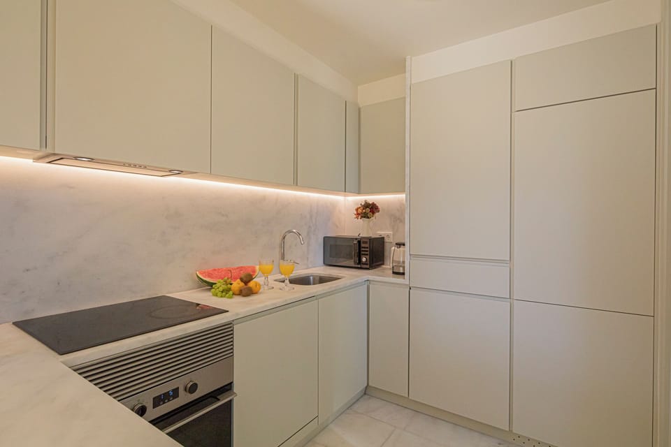 Apartment, Balcony, City View | Private kitchen