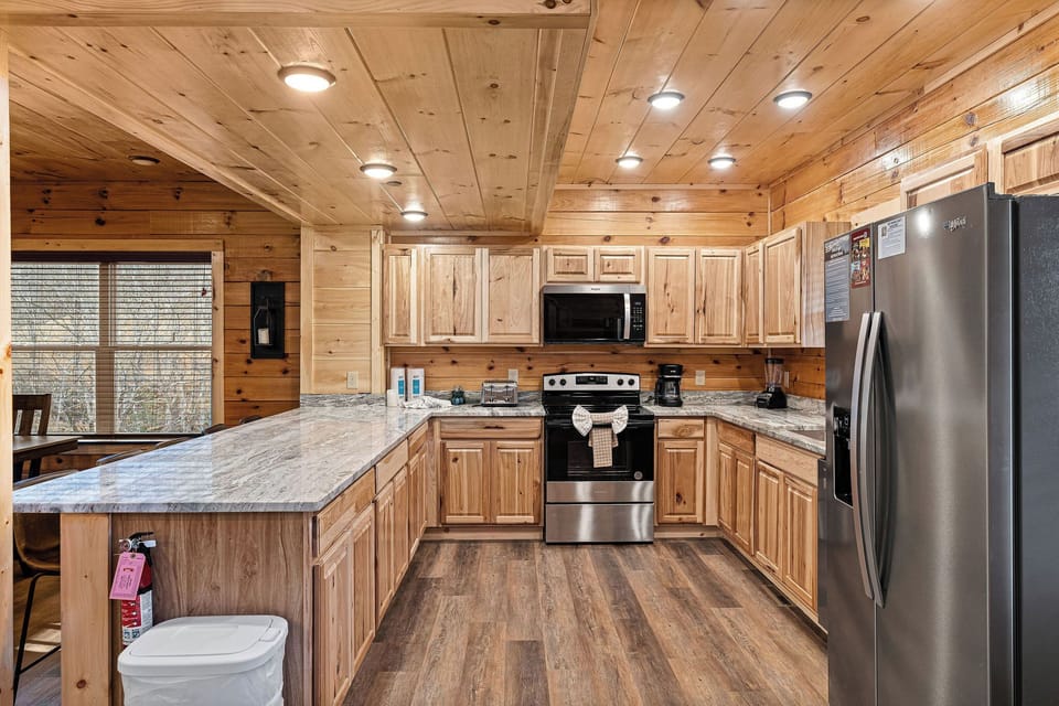 Kitchen with Bar Seating