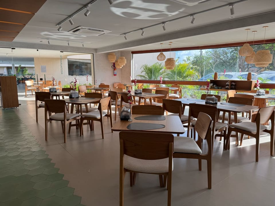 Daily self-serve breakfast for a fee