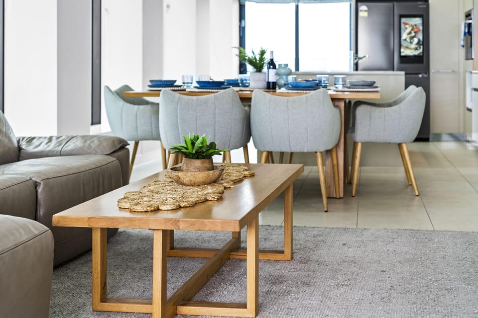 Cozy and elegant living area for the guests to relax