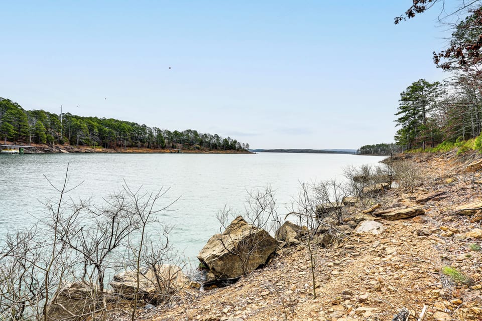 Walk to Greers Ferry Lake Shoreline