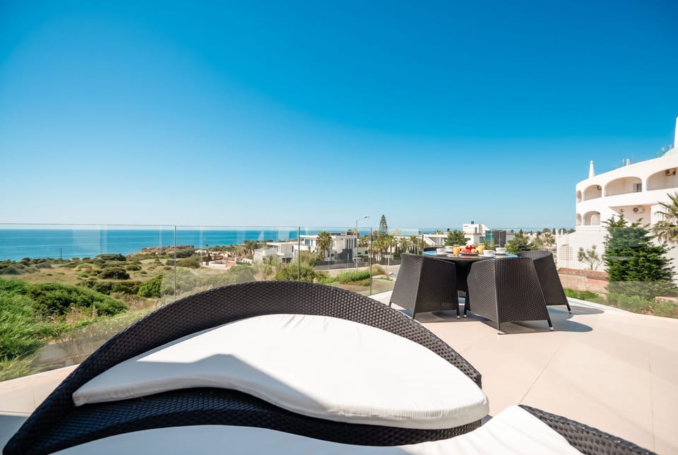 View of the villa from the pool