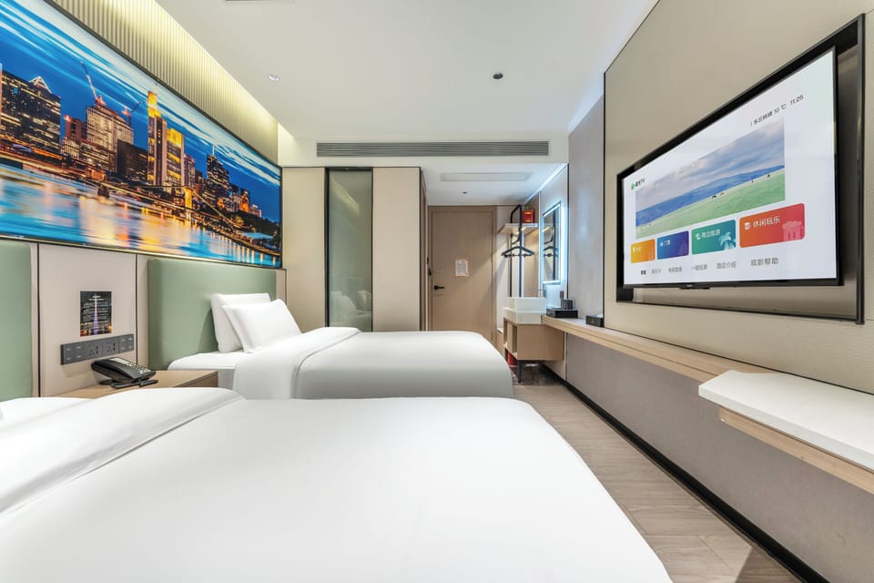 Premium bedding, down comforters, memory foam beds, desk