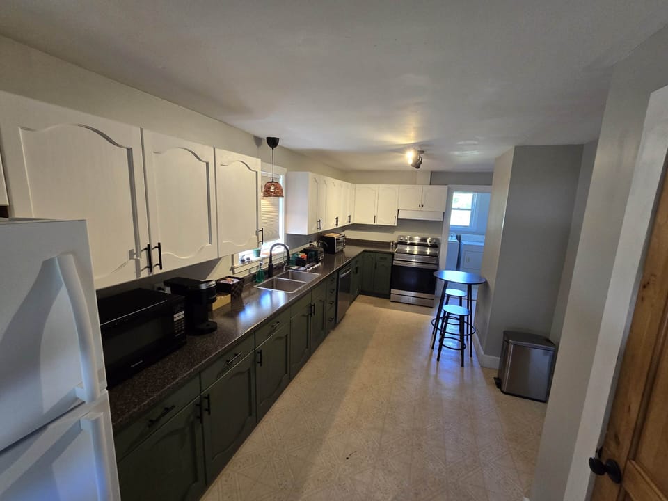 Kitchen looking in from back door