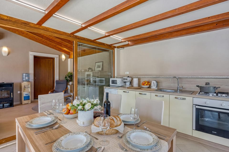Kitchen and dining area