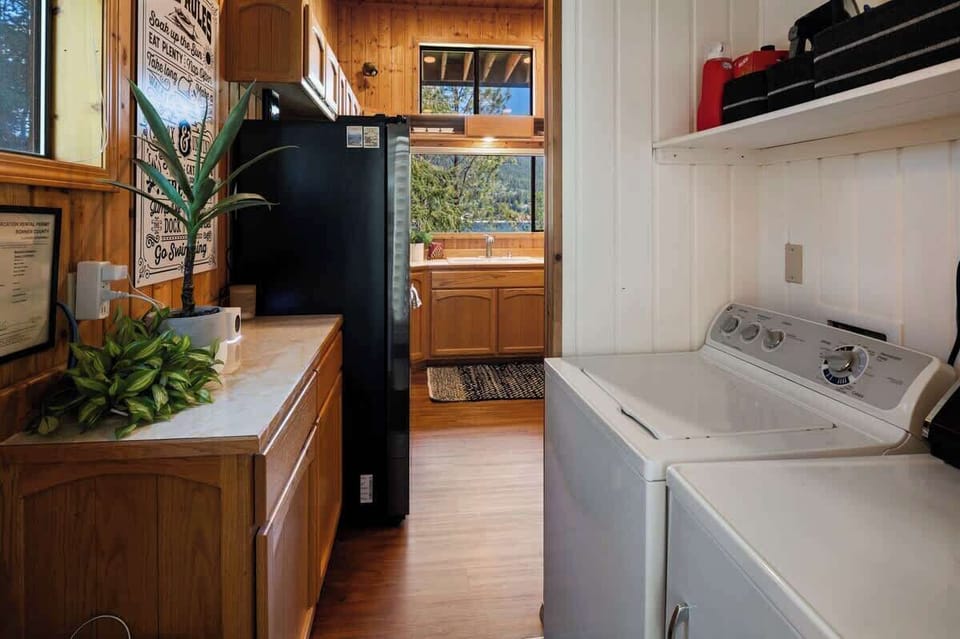 Laundry room nook near the kitchen