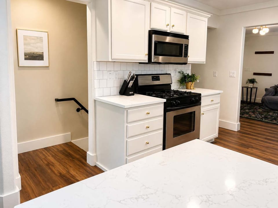 Modern and updated kitchen