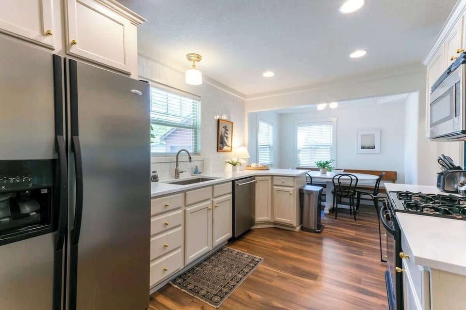 Full kitchen in main house