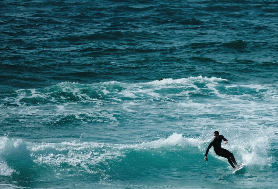 Fistral Beach is a hotspot for surfers and sunbathers alike