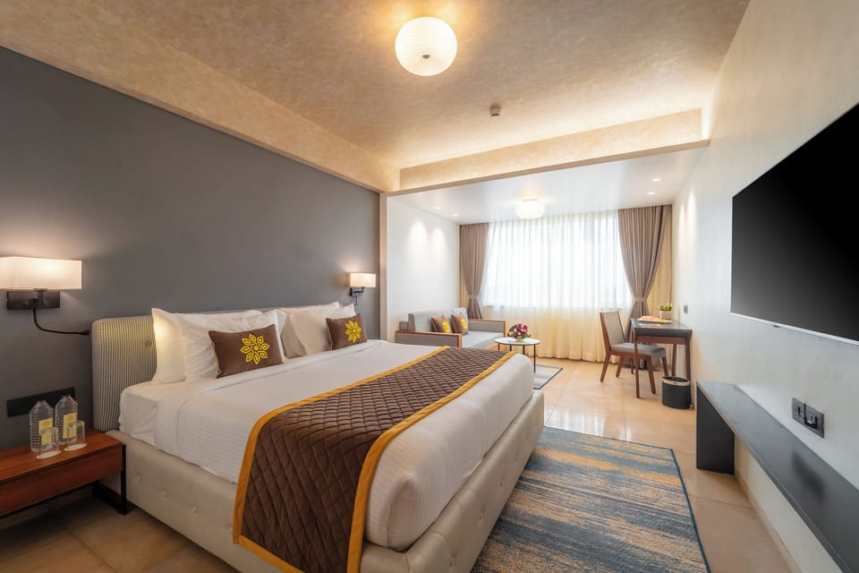 In-room safe, soundproofing, iron/ironing board, WiFi (free)