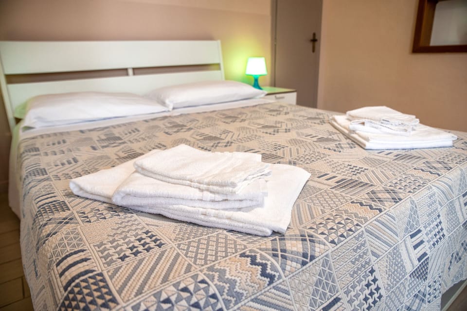 Double or Twin Room, Private Bathroom, Partial Sea View | Desk