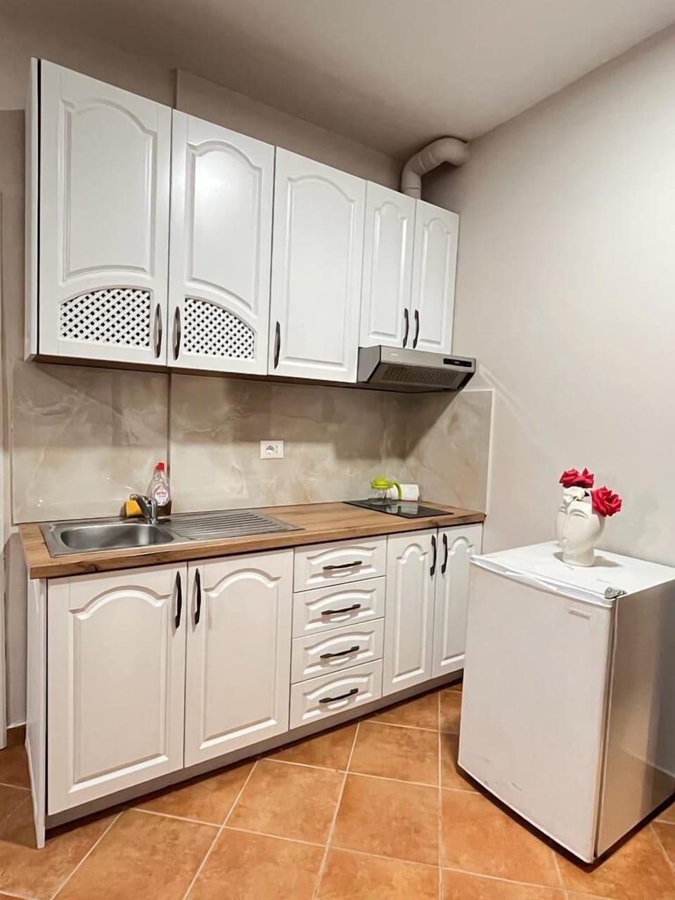 Comfort Apartment, Balcony, Hill View | Private kitchen | Cleaning supplies