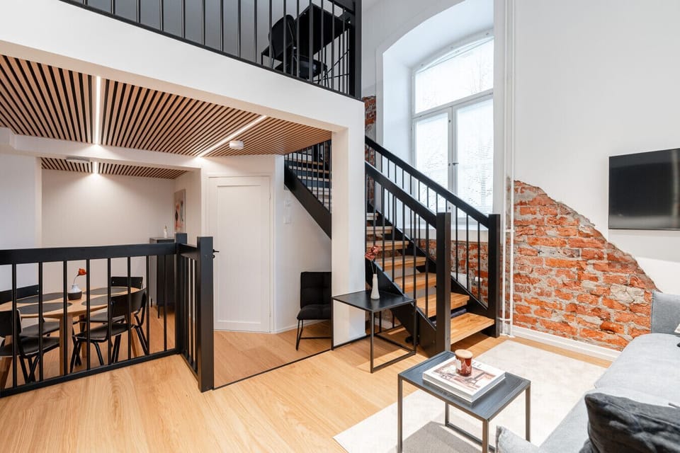 Unwind in a stylish environment that beautifully blends modern Nordic design with charming, historic brick accents. The apartment`s central location ensures you are always just minutes away from Tampere`s best restaurants and events.