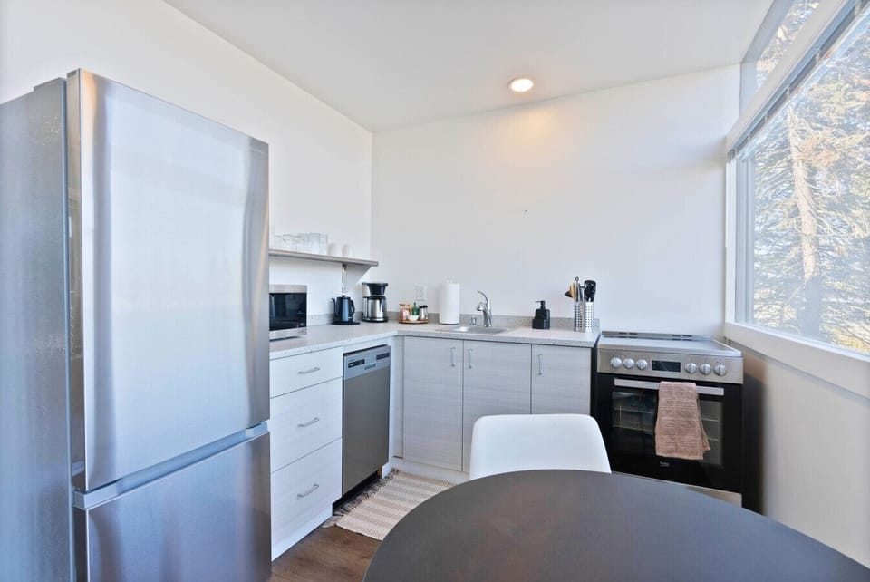 Modern Kitchen with a View