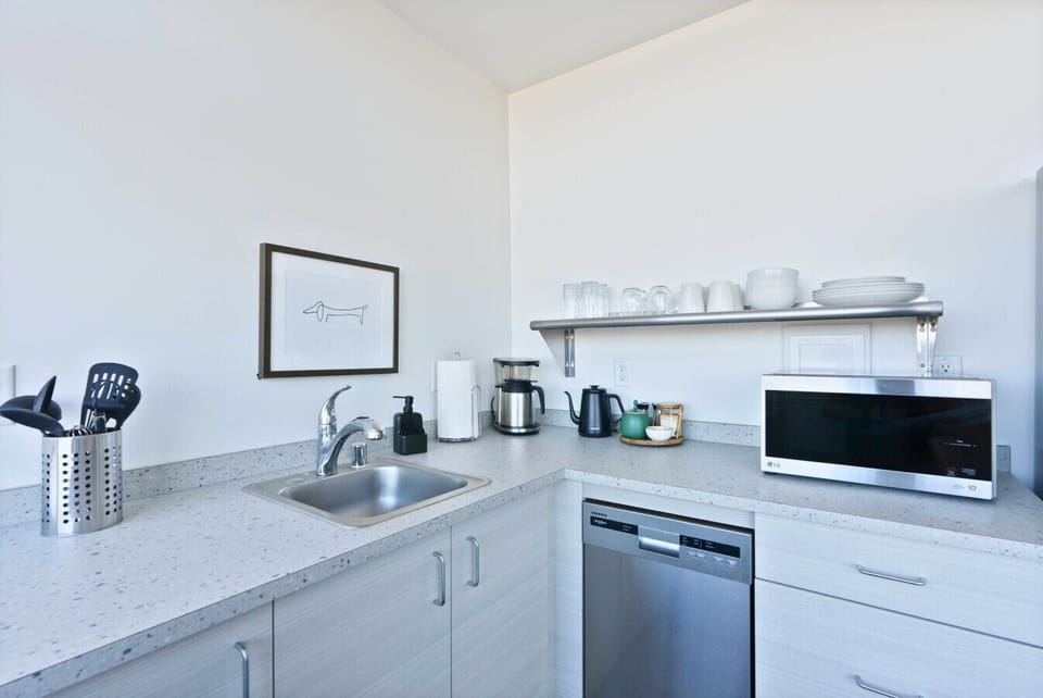 Modern open plan kitchen