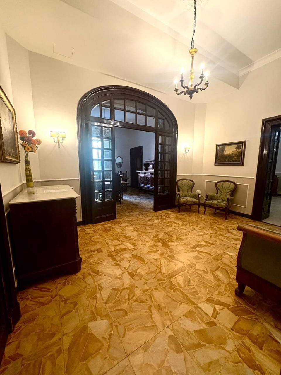 Interior entrance
