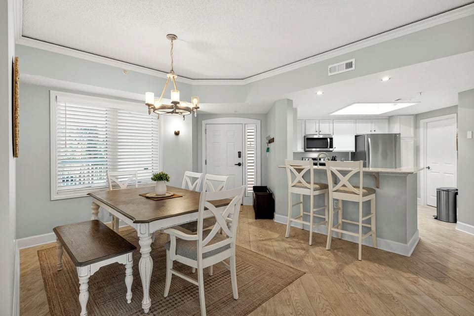 Kitchen and dining room