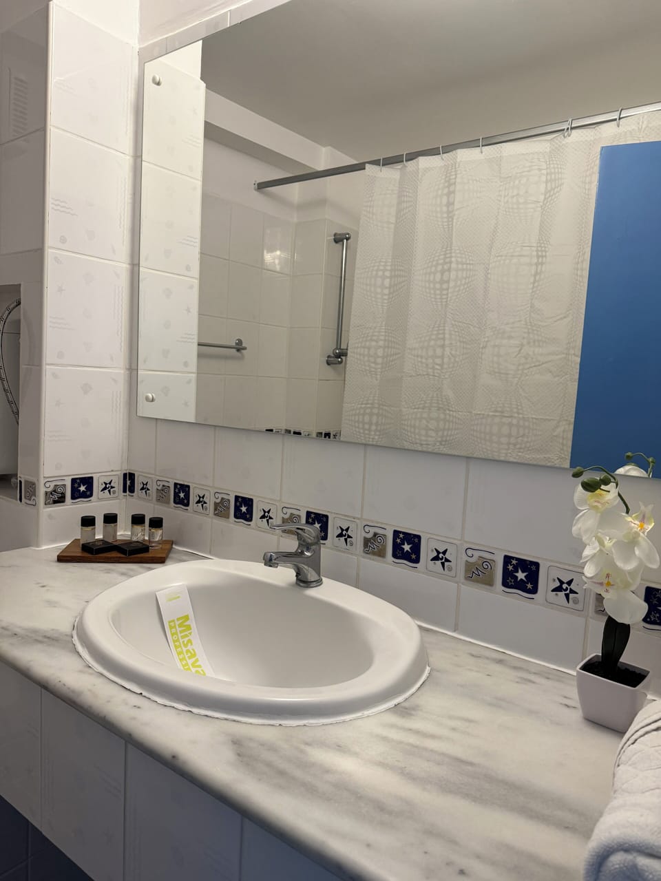 Free toiletries, hair dryer, towels, soap
