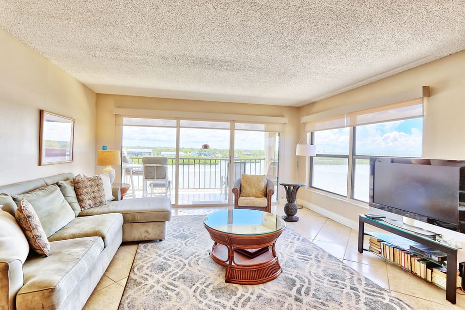 Living Area with Balcony Access