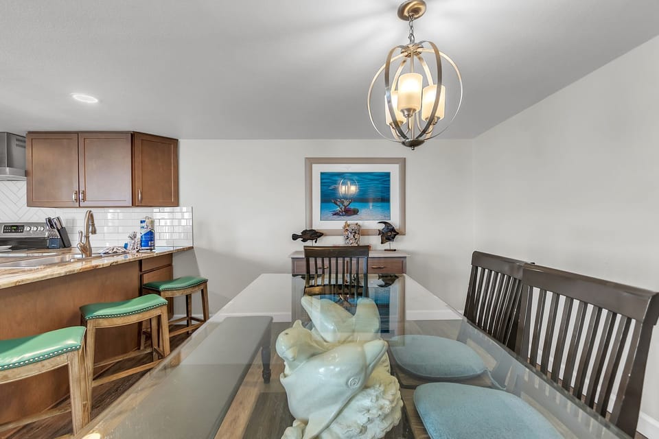Dining Table and Extra Counter Seating