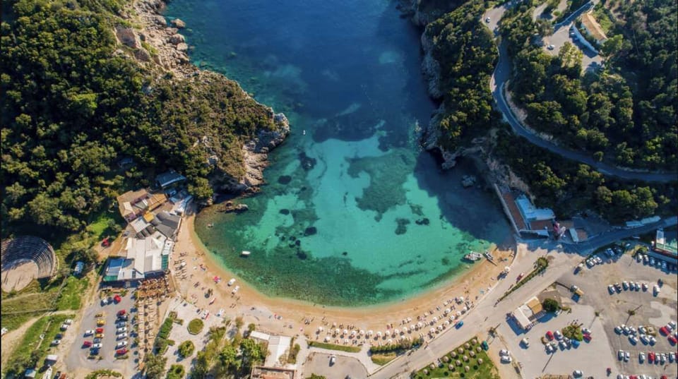 Paleokastritsa Sandy Beach (34km) – Famous for its emerald bays and coastal charm.