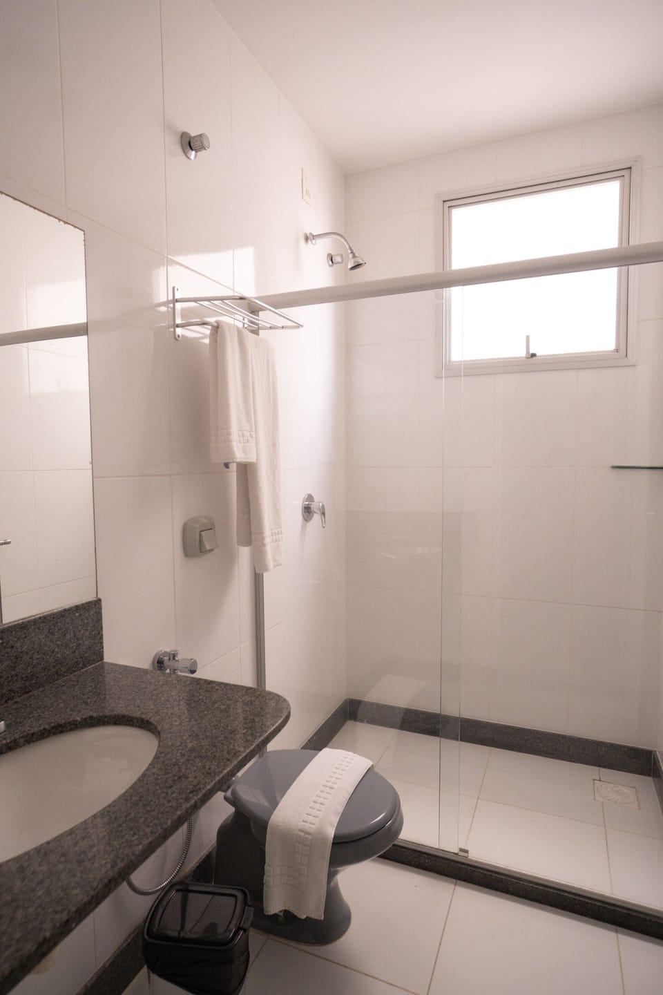 Standard Single Room | Bathroom | Shower, towels, soap, toilet paper