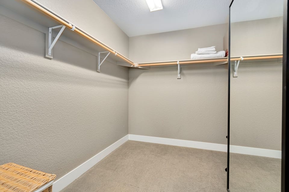 Unit B | Bedroom 1: King Bed with Walk-in Closet (upper level)