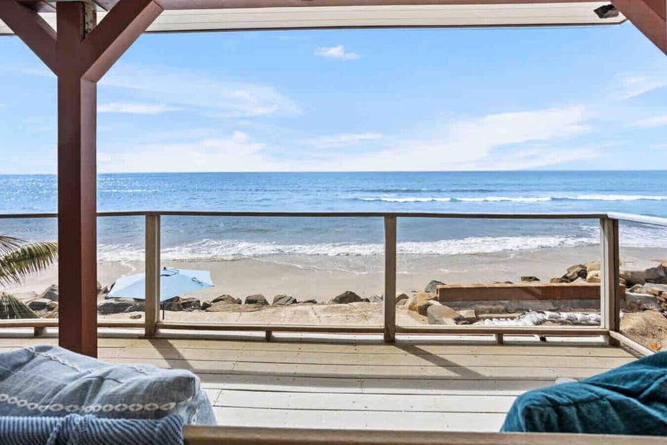 Enjoy beach views sunsets and your beachfront beach house in Oceanside