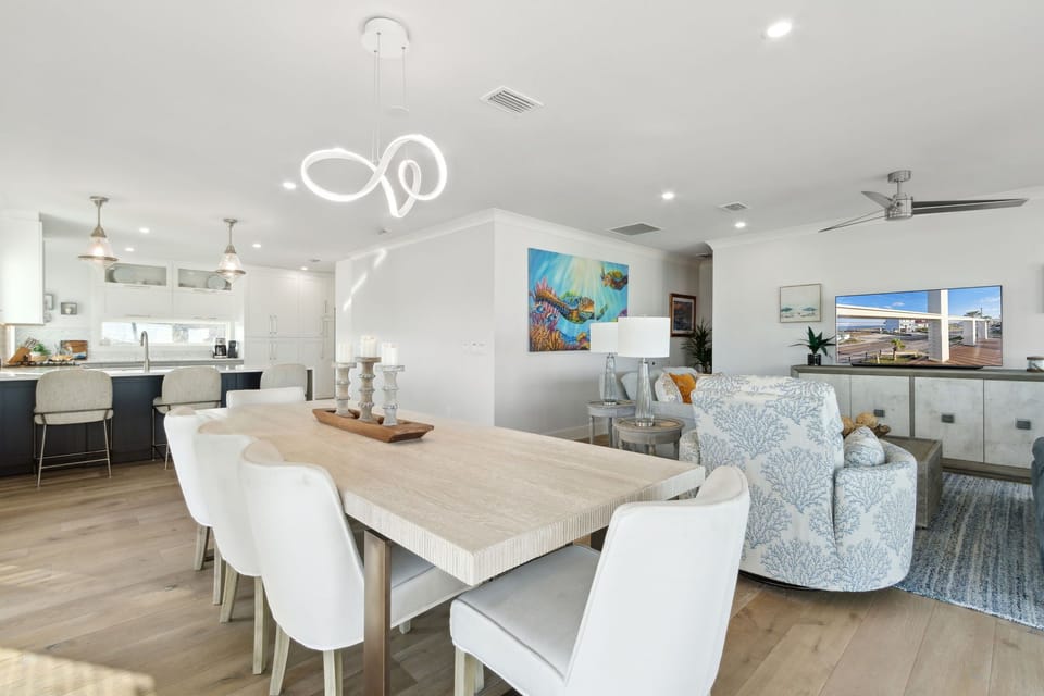 Gorgeous 2nd Floor Dining Table with Seating for 8