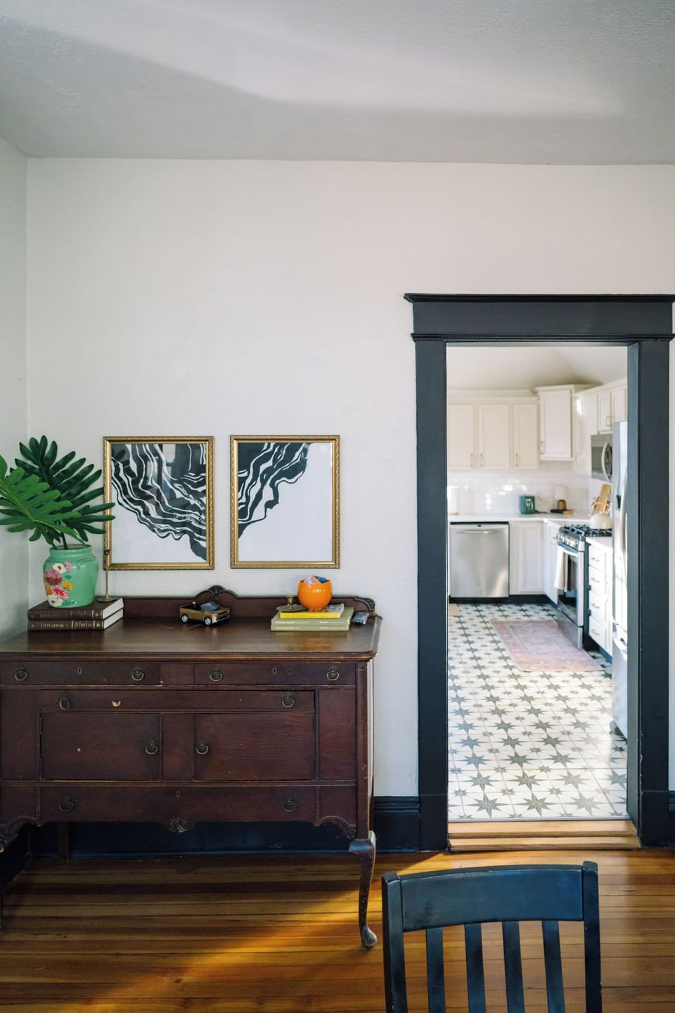 Kitchen off of Dining Room