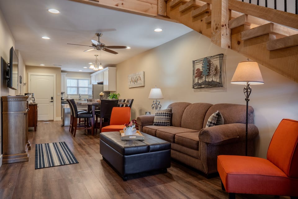 Living Room with Queen Sleeper Sofa