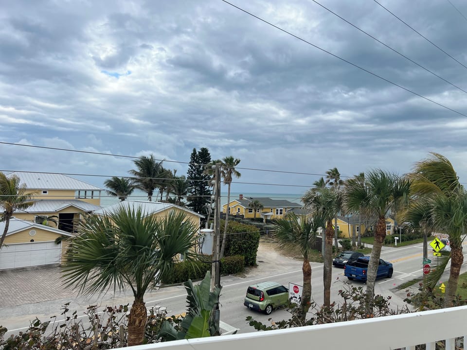 Ocean view from master bedroom