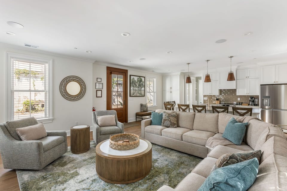 Open concept living space 
