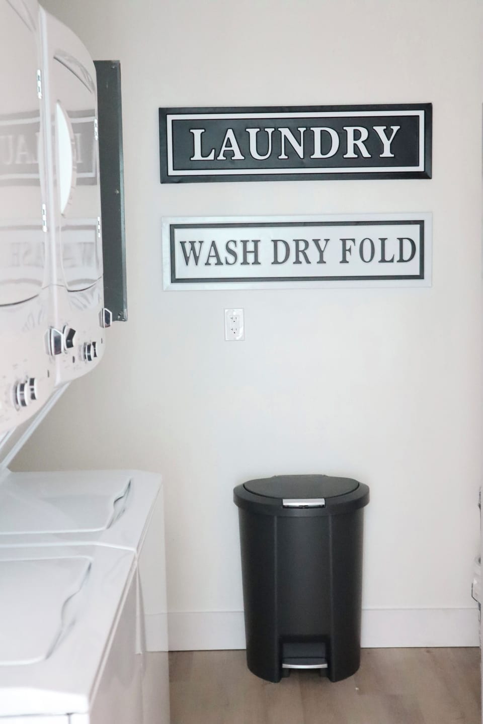 The Laundry is shared between 3 units. It is located between the 3rd and 2nd. 