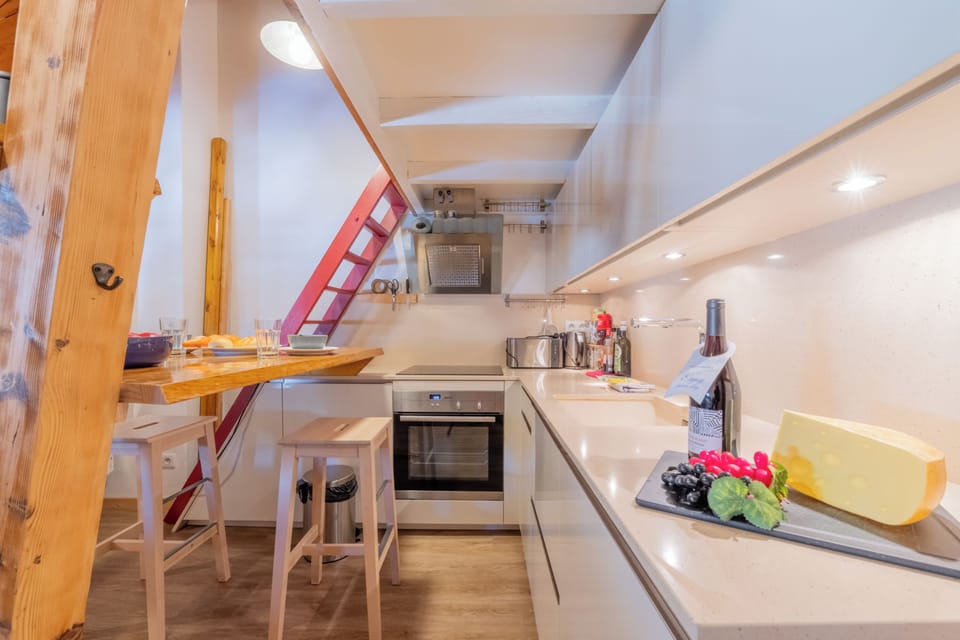 Kitchen and dining area