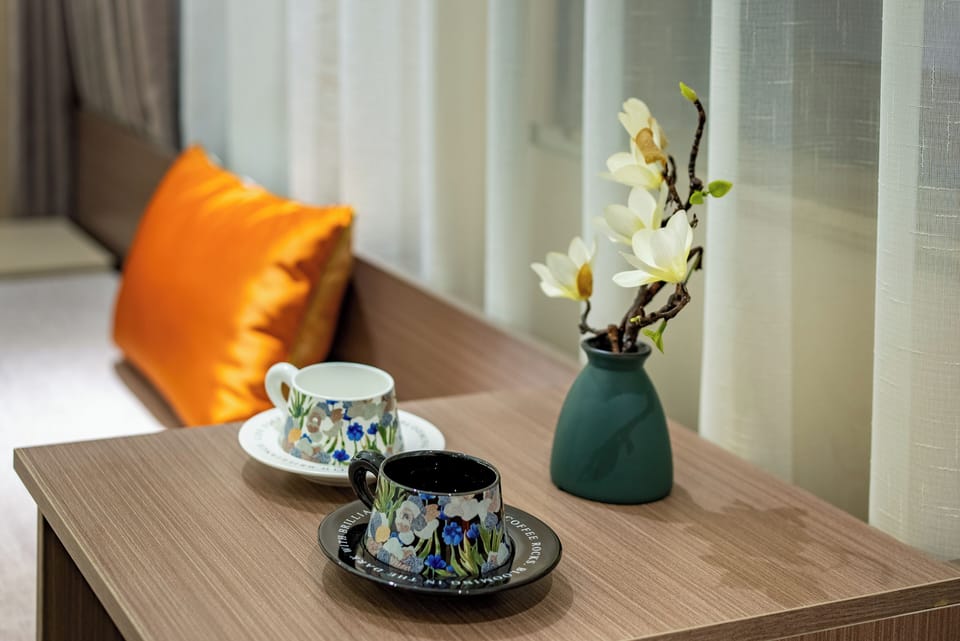 Comfort Twin Room | Premium bedding, desk, laptop workspace, blackout drapes