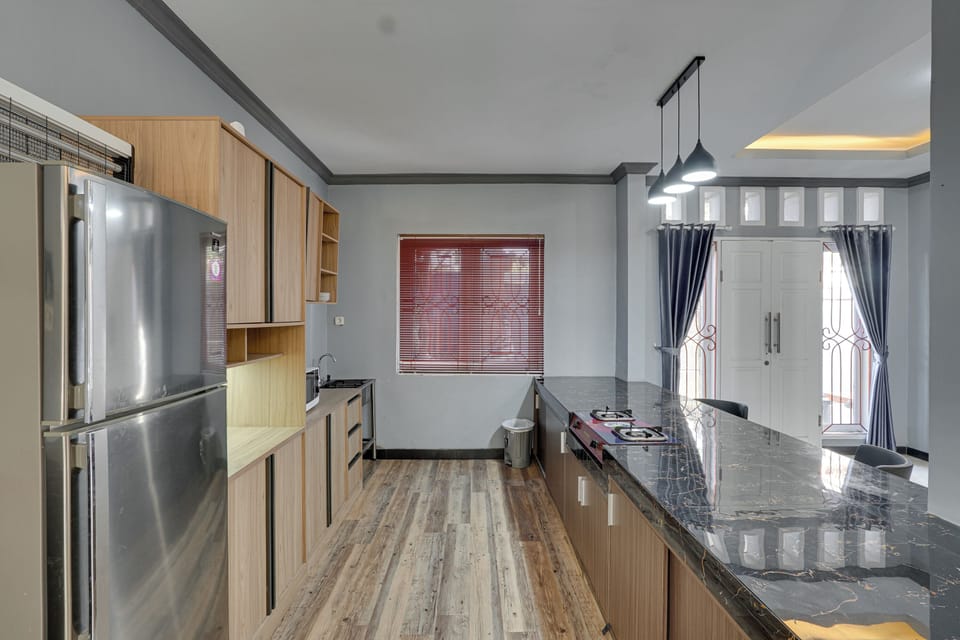 Villa, Patio, Pool View | Private kitchen | Dining table