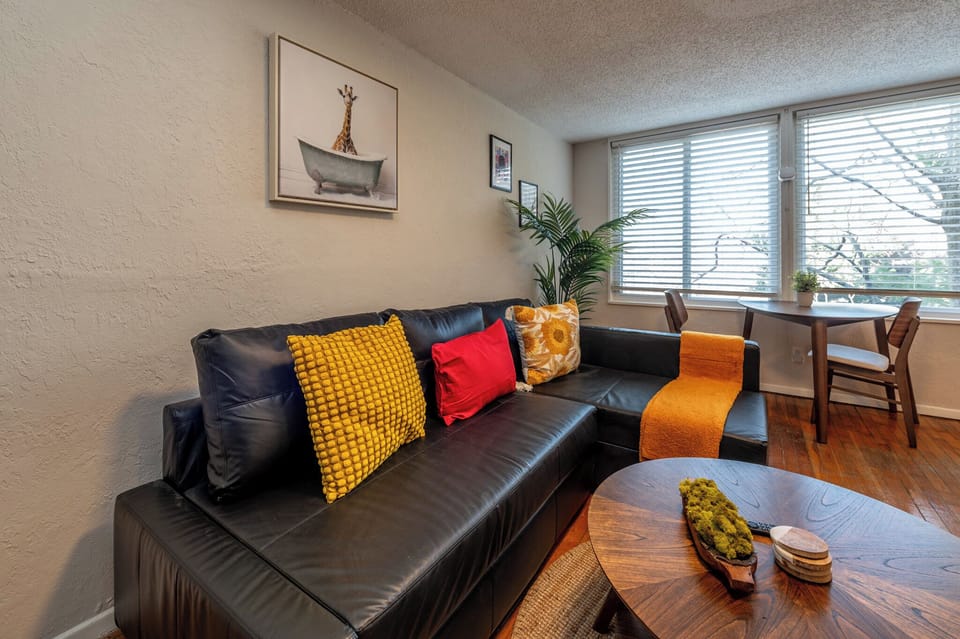 ome Away from Home! Sit down, stretch out, and feel right at home.