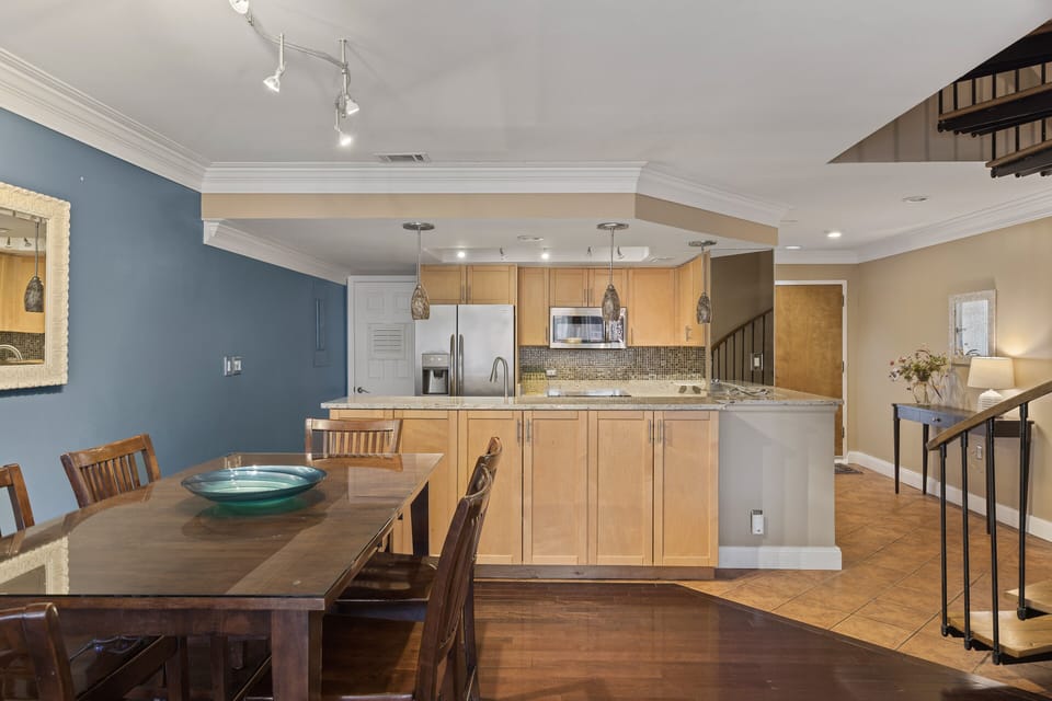 Stylish Kitchen with Stainless Steel Appliances