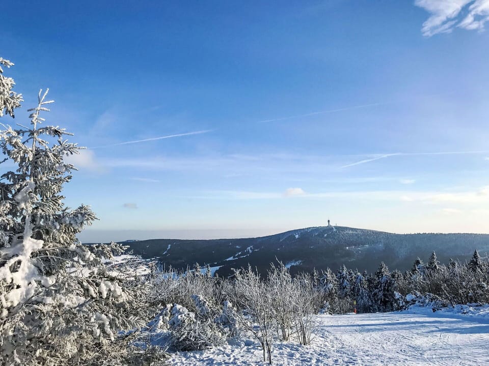 Blue, Sky, Snow, Winter, Hill, Freezing, Terrain, Frost, Slope, Hill Station