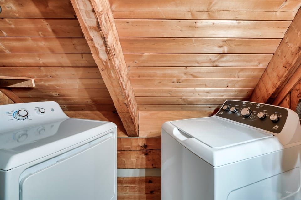 Washer and Dryer with Iron and Ironing Board