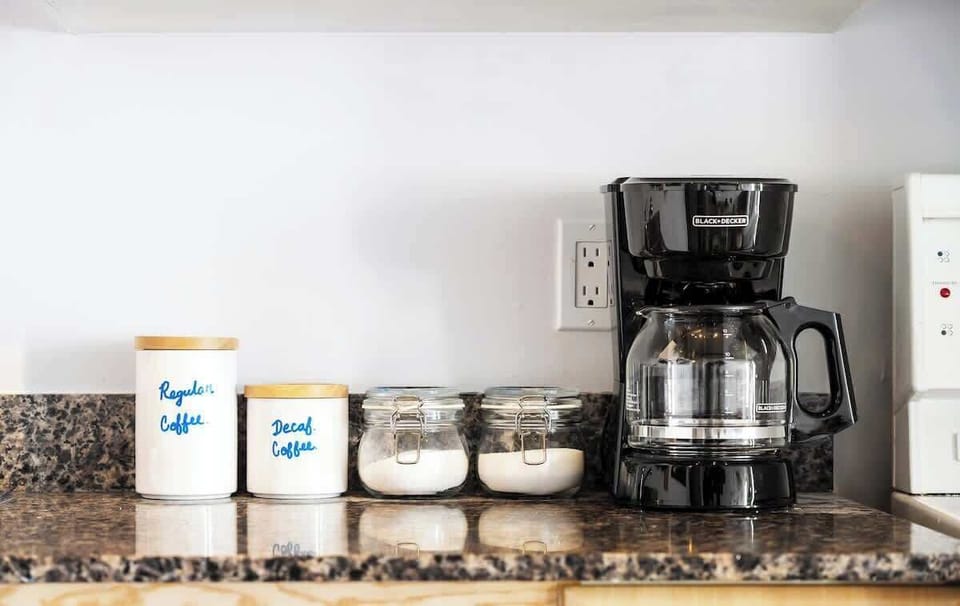 Start your mornings right with a fresh brew—coffee's on us!